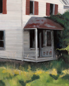 Someone is at the front door, 2008 | 30" x 24" Oil on Canvas