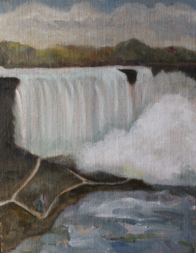 American Falls, 2014 | 12" x 9" Oil on Panel